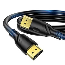 8K 4K HDMI Cable 6ft Ultra High Speed HDMI 2.0 Cord 4K 60Hz 18gbps Gold Plated C - £7.92 GBP