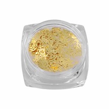 Nail Jewelry Rivet Paillette Mix Design Nail Art Decor Nail Art Glitter Gold Met - £8.66 GBP