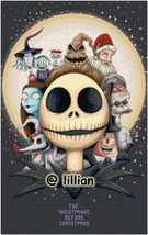 New The Nightmare Before Christmas All Family Santa Counted Cross Stitch Pattern - £3.92 GBP