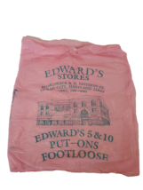 VINTAGE Edward&#39;s Store Ocean City Maryland Plastic Shopping Bag - $14.84