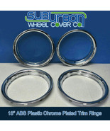 13&quot; Chrome ABS Plastic Trim Rings / Beauty Rings 1 3/4&quot; Depth # 1513P NE... - £37.34 GBP