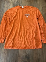 2018 National Champions Clemson University Orange Long Sleeve T-Shirt Size - L - £12.15 GBP