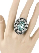 Adjustable Cocktail Ring By California Designer Clara Beau Made In USA  - $42.75