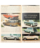 1959 GM Studebaker AM 1960 Models Centerfold Advertisement Automobilia D... - $56.16 CAD