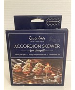 Accordion Skewer Sur La Table For BBQ Barbecuing  Heavy Duty Stainless Steel - €13,10 EUR