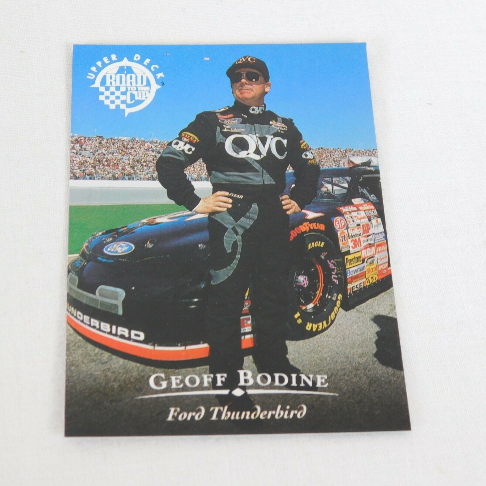 Primary image for 1996 Upper Deck Road To The Cup Card Geoff Bodine RC15 VTG Hologram Collectible