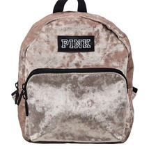 PINK Victoria Secret Pink Crushed Velvet Mini Backpack - $26.79 CAD