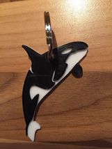 Orca Killer Whale Keyring Key Ring Keychain Key Chain Charm - £7.07 GBP