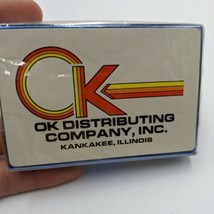 Vintage OK Distributing Company Kankakee Illinois Plastic Coated Playing Cards - £6.40 GBP