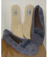 UGG Australia  MEENA Locomotive Gray Suede Twinsole Moccasin Size US 7,E... - $49.49