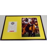 Tony Gonzalez 12x18 Framed Repro 1997 Draft Card &amp; Cal Photo Display Chiefs - £52.06 GBP