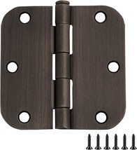 Door Hinges For Interior Doors 12-Pack 3.5-Inch X 3.5-Inch – Rounded 5/8-Inch - $36.96