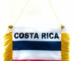 K&#39;s Novelties Costa Rica Mini Flag 4&quot;x6&quot; Window Banner w/Suction Cup - £2.31 GBP