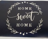 Set of 3 Non Clear Hard Plastic Placemats (12&quot;x18&quot;) HOME SWEET HOME,dark... - $15.83