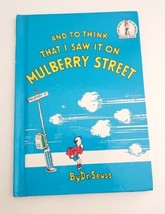 And To Think That I Saw It On Mulberry Street, Dr. Seuss Book Club Edition 1964 - £11.67 GBP