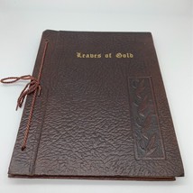 Leaves Of Gold Book Anthology of Prayers 1948 Clyde Lytle Leather READ - £10.19 GBP