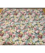 Vtg Croscill Yellow Pink Rose Blue Floral Fabric Shower Curtain Cottagecore - €51,03 EUR Vtg Croscill Yellow Pink Rose Blue Floral Fabric Shower Curtain Cottagecore - €51,03 EUR
