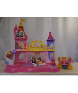 Little People Disney Princess Musical Dancing Castle Palace + Fairy Godm... - £28.83 GBP