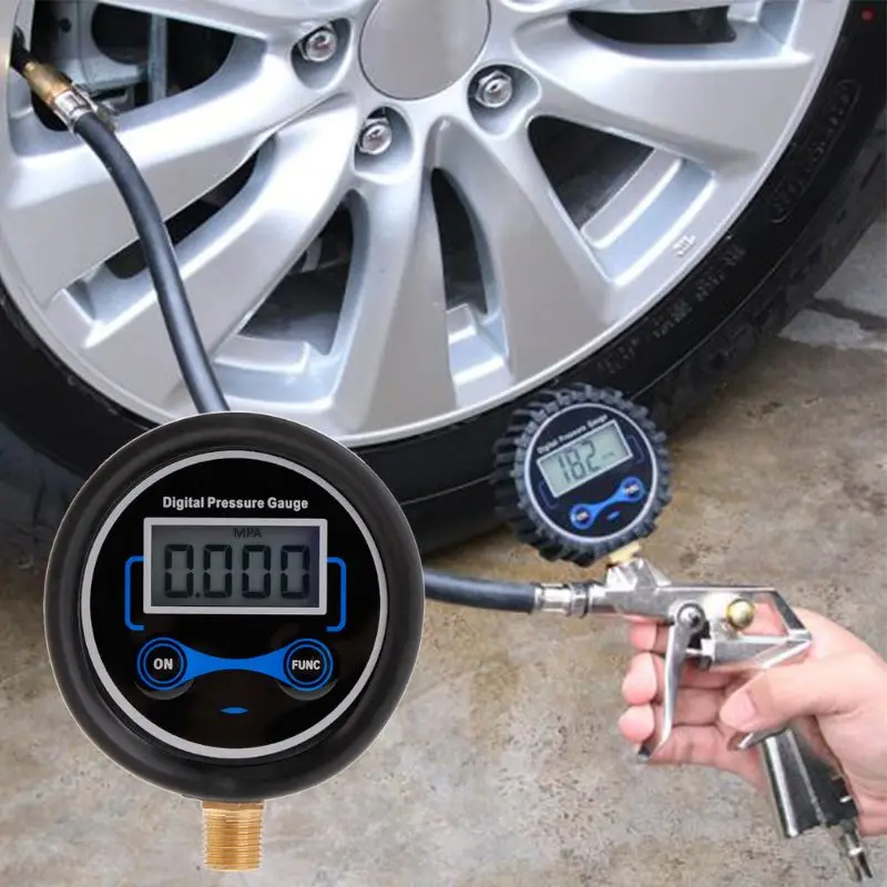 Digital Tire Pressure Gauge Car Bike Motorcycle Tyre Tester Air PSI Mete... - $215.49