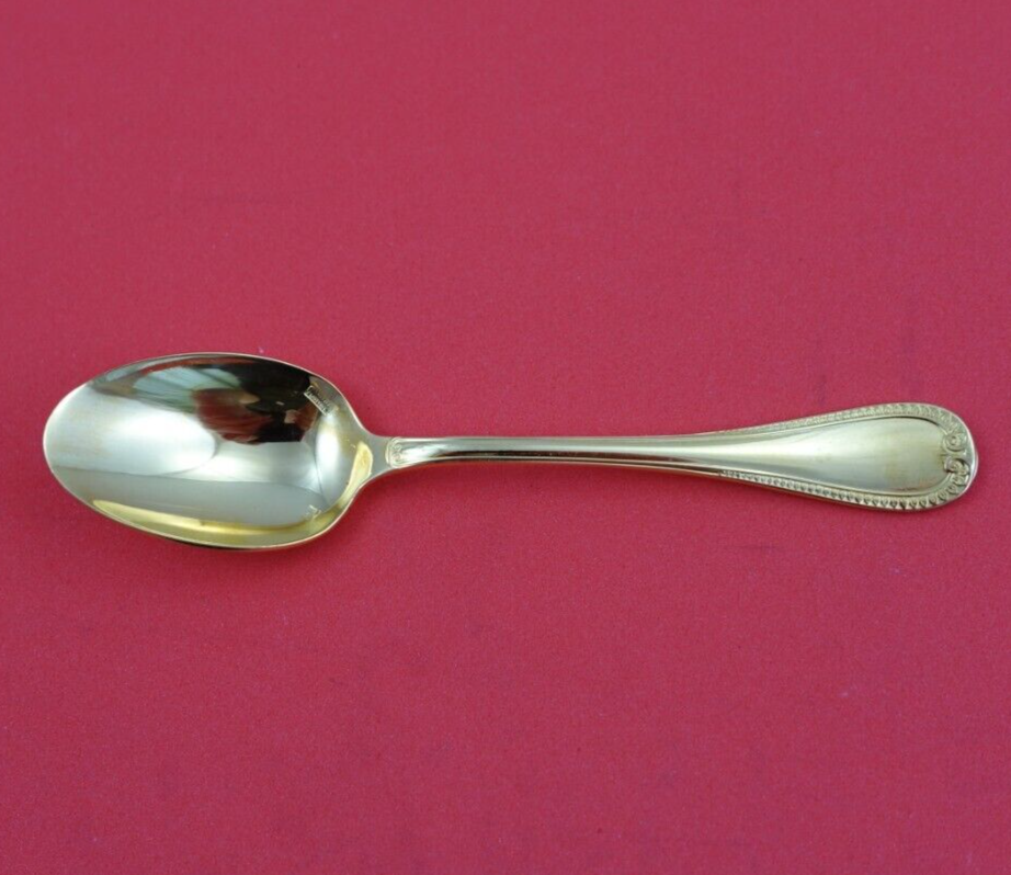 Primary image for Malmaison Vermeil by Christofle Silverplate Coffee Spoon 4" Heirloom