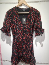 Wednesday&#39;s Girl Women&#39;s Print Jersey Tea Dress Summer Casual Size XXS - £9.03 GBP