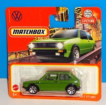 Matchbox 2023 Short Card MBX Metro 1976 Volkswagen Golf GTi MK1 Avocado Green - £2.81 GBP