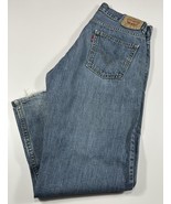 Levi&#39;s 550 Jeans Boy&#39;s Sz 14H 33 X 28 Husky Relaxed Fit Blue Denim Strai... - £10.24 GBP