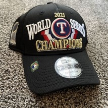 NWT Texas Rangers 2023 World Series Champions Locker Room New Era 9FORTY Cap Hat - £11.75 GBP