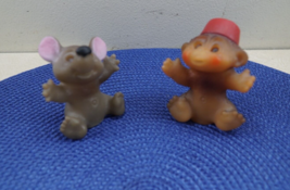 Dam Norfin Trolls Norfins Ark Koko Monkey &amp; Cecily Mouse  Pair 2.5&quot; - £48.55 GBP