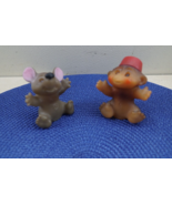 Dam Norfin Trolls Norfins Ark Koko Monkey &amp; Cecily Mouse  Pair 2.5&quot; - £48.60 GBP