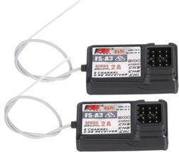 Flysky FS-A3 AFHDS2A 2.4G 3CH Receiver for GT2E GT2G Transmitter 2PCS - $46.99