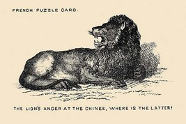 The Lion's Anger at the Chinee. Where is the Latter? by Theo Leonhardt & Son - A - $21.99+