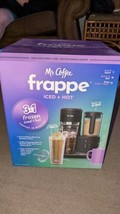 Mr. Coffee Single Serve Frappe &amp; Iced Coffee Maker w/Blender, Black New ... - £67.40 GBP