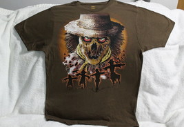 SCARECROW KING SKULL GOTHIC SCARY HALLOWEEN T-SHIRT - $11.27