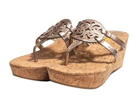 Circus by Sam Edelman Womens Rocky Metallic Wedge Sandal  Size 9.5 New w... - £22.15 GBP