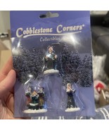 NEW~COBBLESTONE CORNERS COLL. VILLAGE FIGURES~PRIEST, NUN, GIRL W/MAILBO... - $144.82 MXN