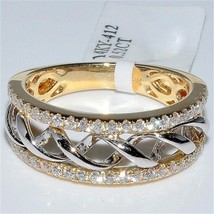 14K Gold FL 2 Carats Diamond Ring for Women Fine Anillos De Bizuteria Gemstone 1 - £16.32 GBP