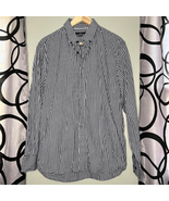 Five Four blue and white checked long sleeve button down size large - $13.72