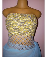 Crochet crop top, summer top, summer vest, halter top - $40.00