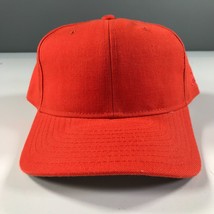 New Era Snapback Cappello Arancione Misto Lana Visiera Curva Medio Grande Adulti - $11.29
