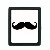 Cool Mustache D7 Small Black Case Card Money Holder - £11.07 GBP
