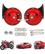 2 Pcs 300DB Super Train Horn for Car, Waterproof Loud Train Horn, Red El... - $27.14 CAD
