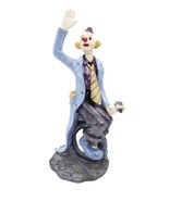 Herco Gift 8&quot; Tall Ceramic 70&#39;s Professional Clown On Unicycle Figurine - $12.86