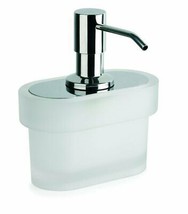 Bilbao frosted glass freestanding soap dispenser - $89.00