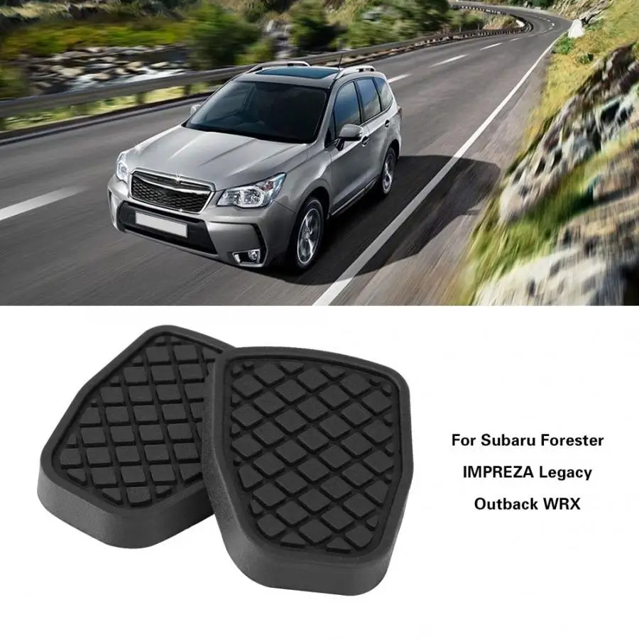 1 Pair Brake Clutch Pedal Rubber Pad for Subaru Forester  Legacy  WRX Pl... - $7.93
