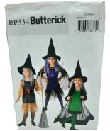 Butterick BP334 Girls Witch Costume Sewing Pattern 2004 Cape Hat Dress - $183.61 MXN Butterick BP334 Girls Witch Costume Sewing Pattern 2004 Cape Hat Dress - $183.61 MXN
