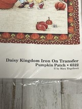 Mary Engelbreit Iron On Transfer Daisy Kingdom Packaged 1990 Pumpkin Patch 6522 - £5.40 GBP