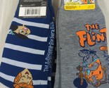 The Flintstones men women 2 pair socks blue gray size 6-12 Wilma Barney ... - $12.86