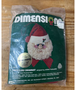 Dimensions 1981 : Santa Claus Ornaments Kit #8012  (SEALED) - $11.87