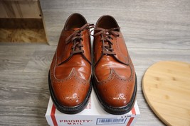 Mason Shoe Velvet-eez  Mens 9.5 D Brown Oxford Dress Leather Lace Up - £28.47 GBP